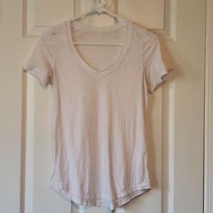 Lululemon short sleeve white tee